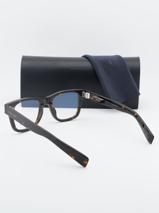 Saint Laurent SL564 OPT 009 Square Eyeglasses – Havana 49mm main image 7
